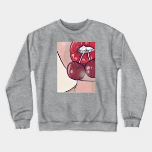 Pop Art Cherry Crewneck Sweatshirt